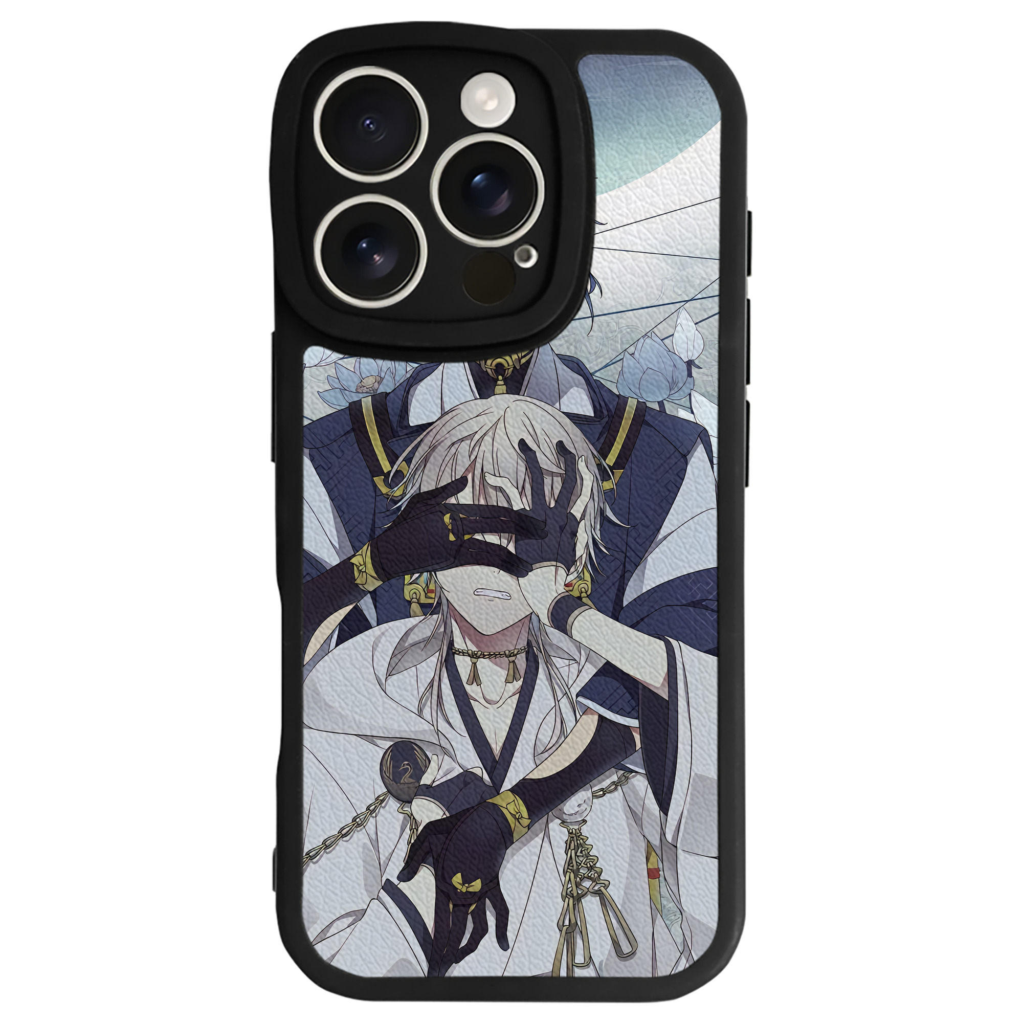 （画像用） 刀剣乱舞 Touken Ranbu 【iPhone 16シリーズ対応】シリコンスマホケース（レザー調） 材質：シリコン